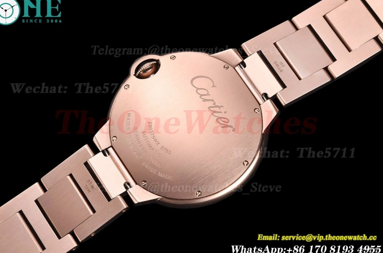 Cartier Brown De 42mm RG Bleu MY8215 Ballon RG Dial GDF 0417